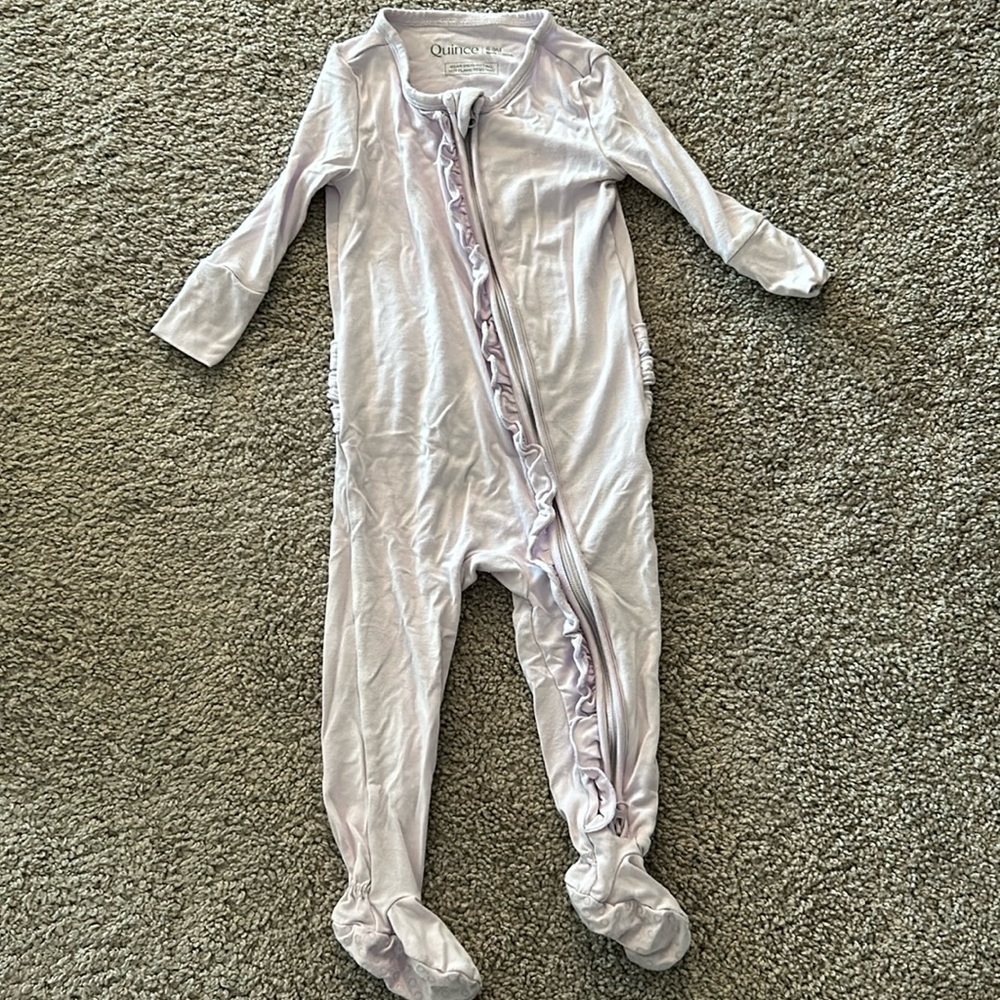 Quince Baby Girl Footie Sleeper